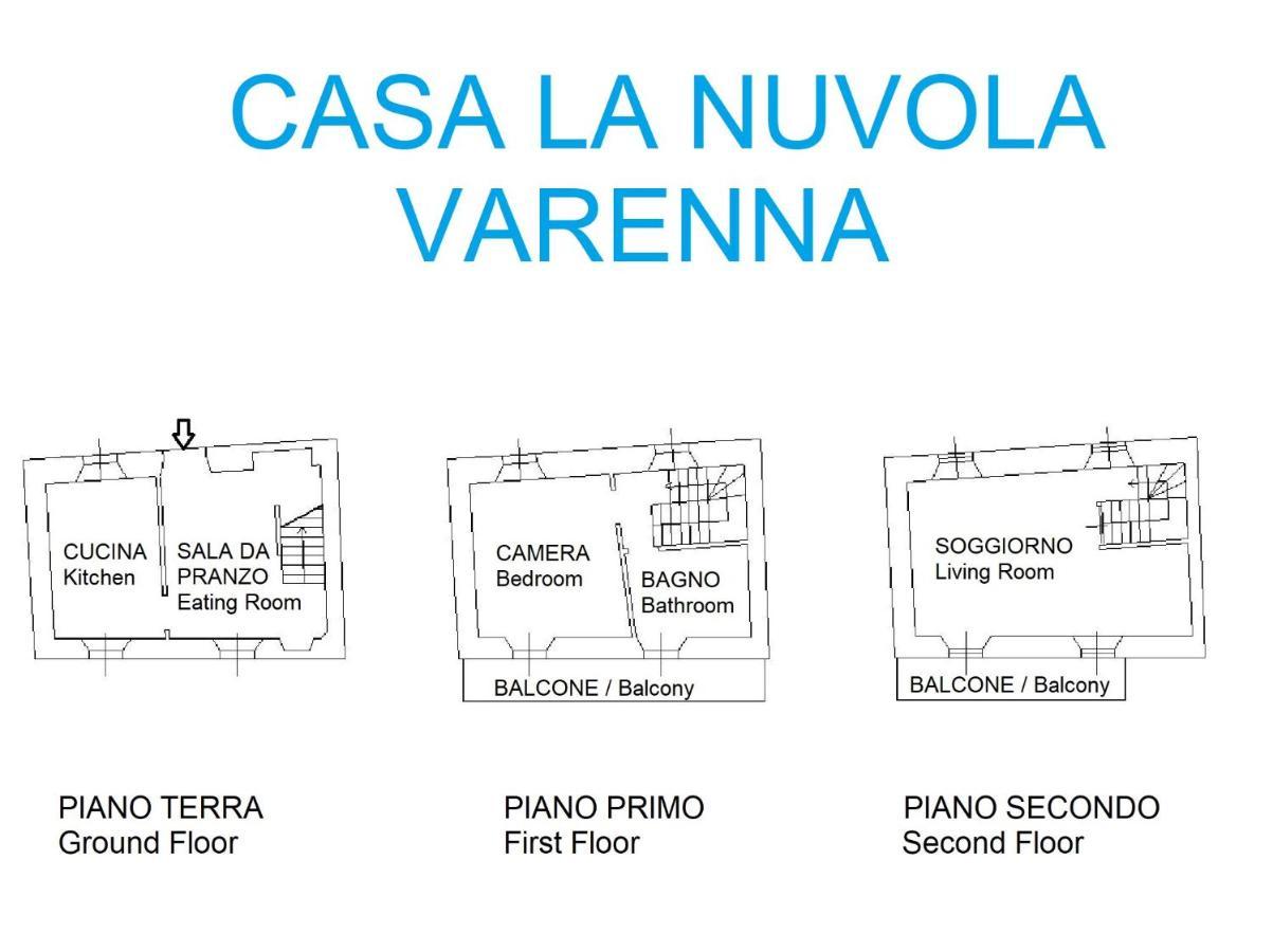 Casa La Nuvola Varenna Luaran gambar
